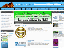 Tablet Screenshot of findalion.com.au